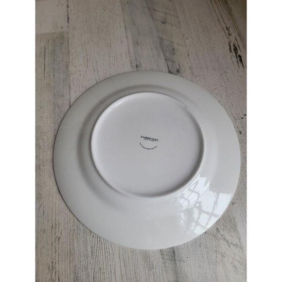 Cambridge England Shadow Blossom flower plate - Picture 5 of 6